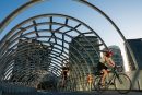 Evening Cycle Across The Webb Bridge